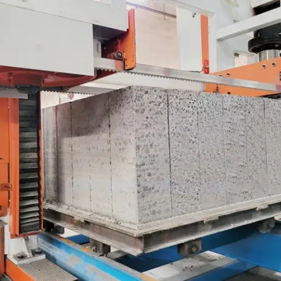 Станок для резки керамзитобетонных блоков